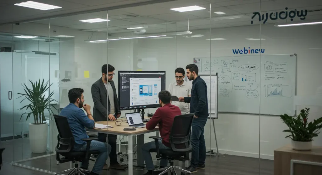 اعضای-تیم-بهترین-شرکت-طراحی-سایت-در-مشهد-1024x559