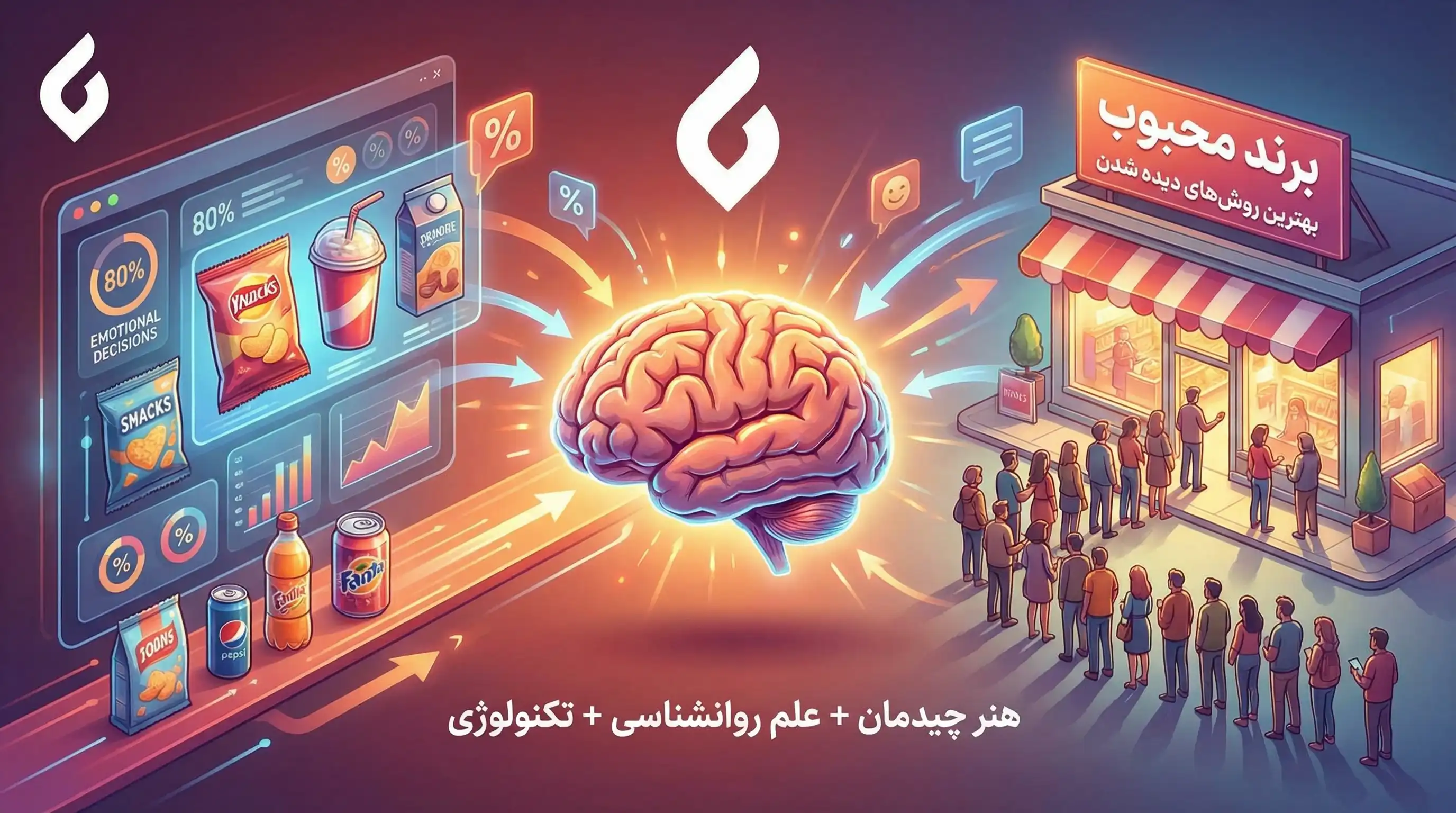 بهترین روش های تبلیغات و چیدمان فروشگاه خوراکی و تنقلات1