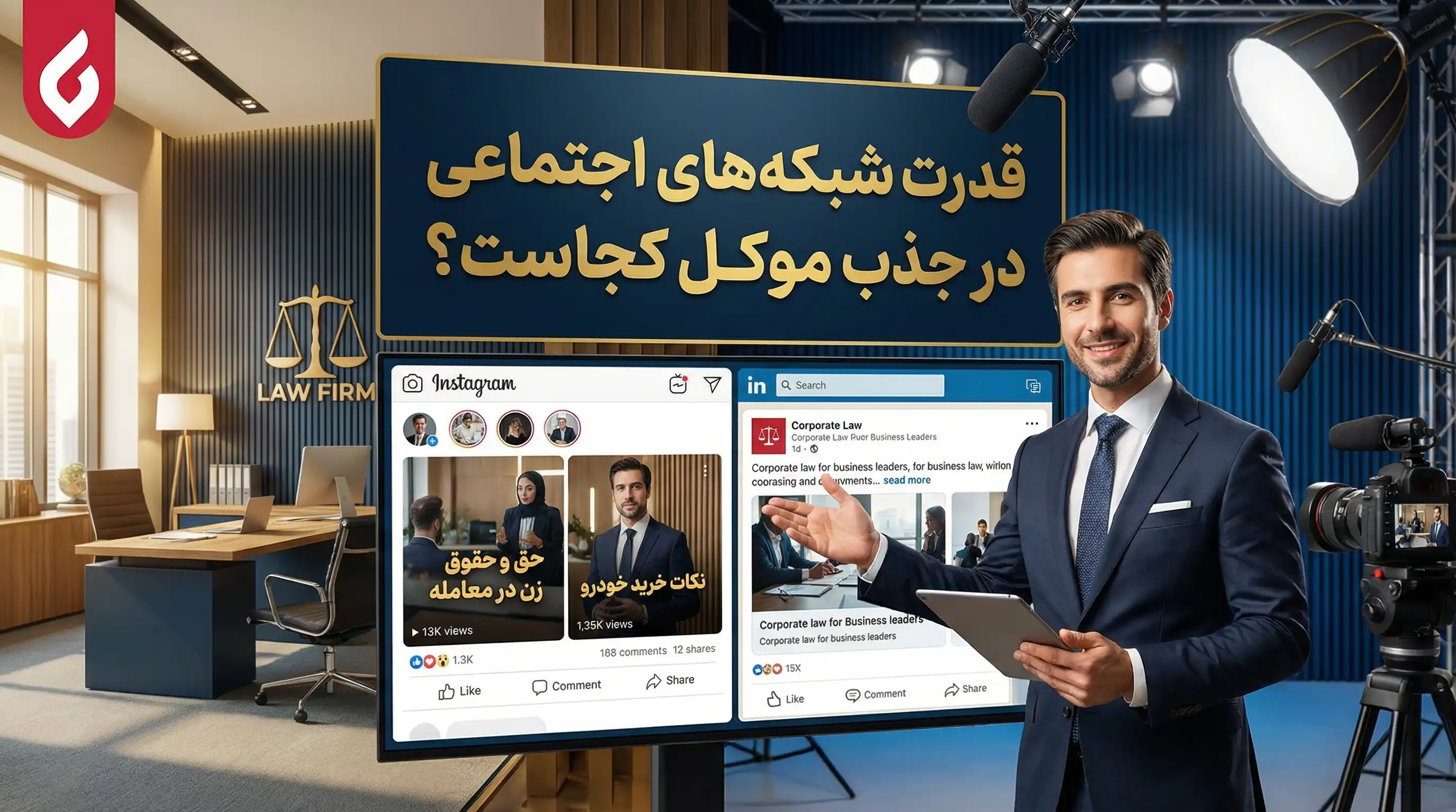 بهترین روش های تبلیغات خدمات حقوقی برای وکلا و جذب موکل1