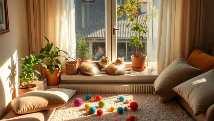 شرایط-نگهداری-گربه-در-خانه1